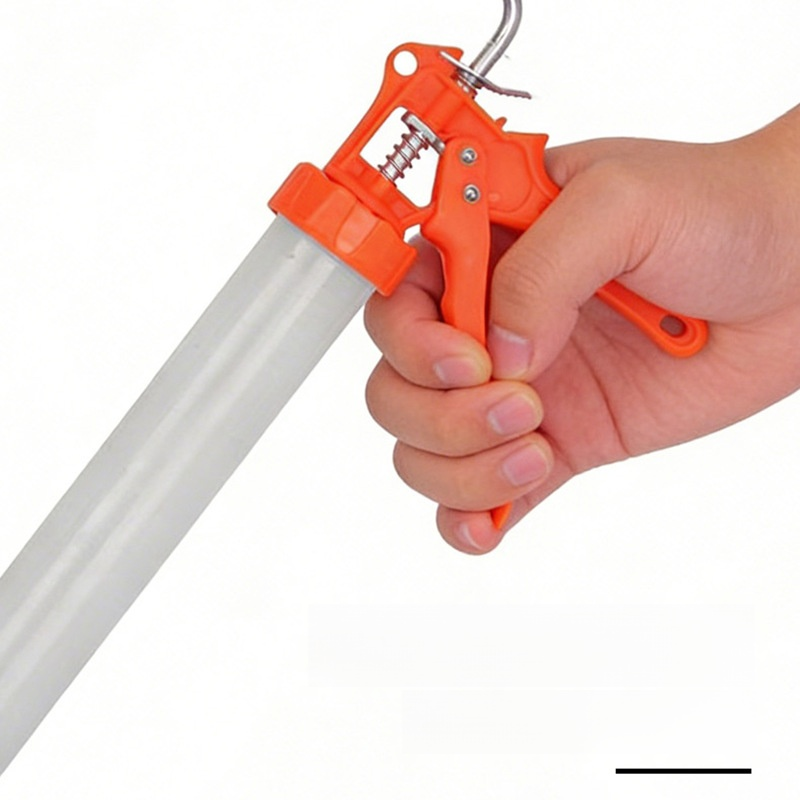 Effortless transparent structural glue gun