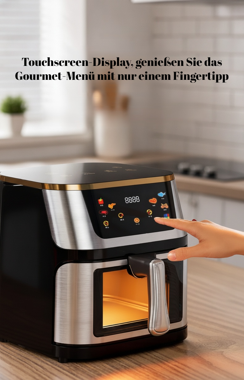 Stilvolles Design des intelligenten Airfryers