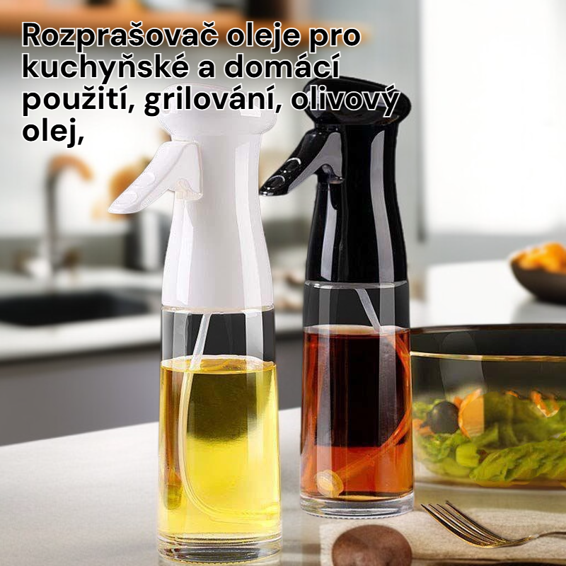 Kuchyňská sprejová láhev na olej, vhodná pro olivový olej, s vysokou dezinfekcí a redukcí tuku