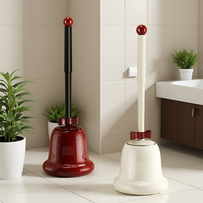 Toilettenbürste mit langem Stiel, Reinigungsbürste für das Bad