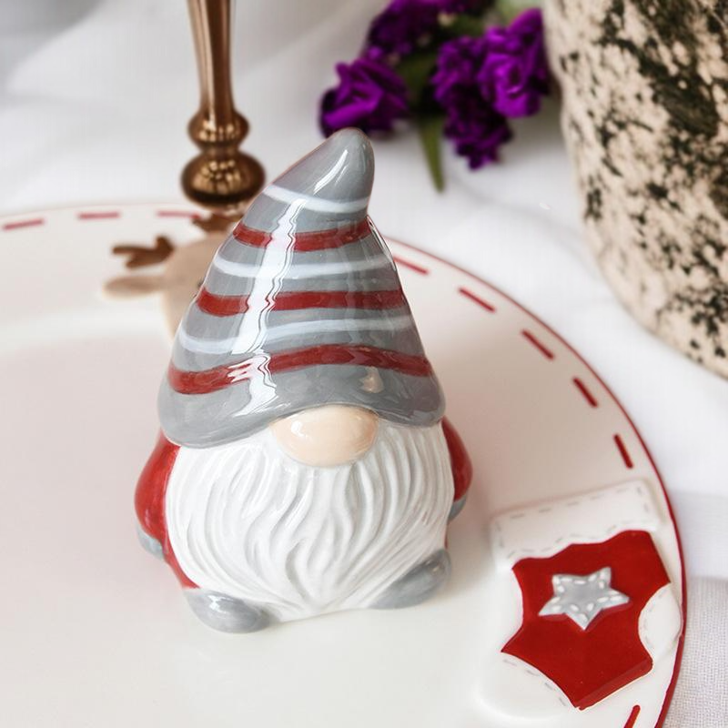 산타클로스 도자기 조미병