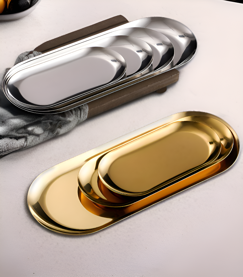 모던 디자인 스테인리스 판 테이블 세팅