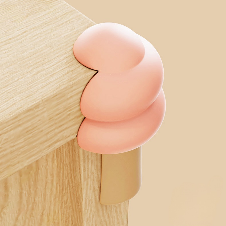 Paket pelindung omnidirectional untuk bayi, penutup lembut bergambar kartun. Pelindung sudut/tepi me