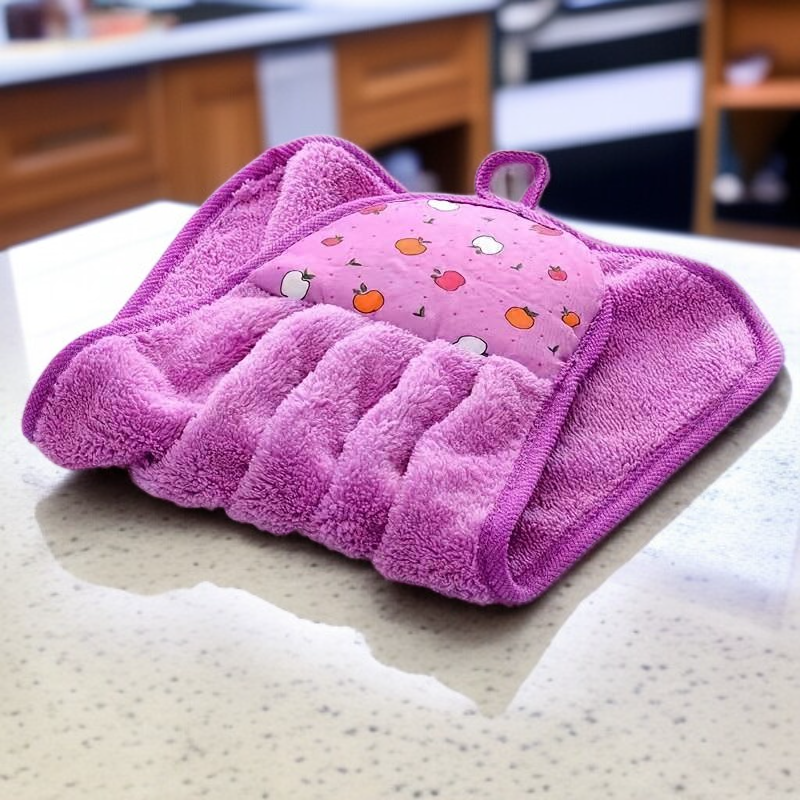 可掛式珊瑚絨擦手巾