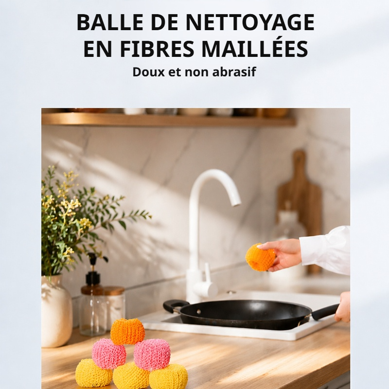 Brosse à vaisselle mignonne avec poignée ergonomique