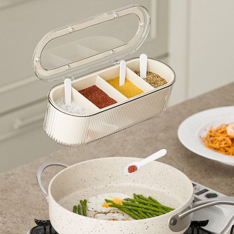 Kitchen with spoon seasoning box