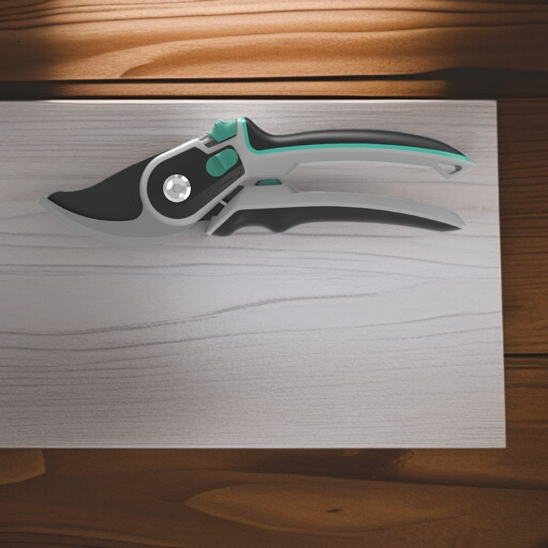 Aluminum alloy garden scissors ergonomic handle