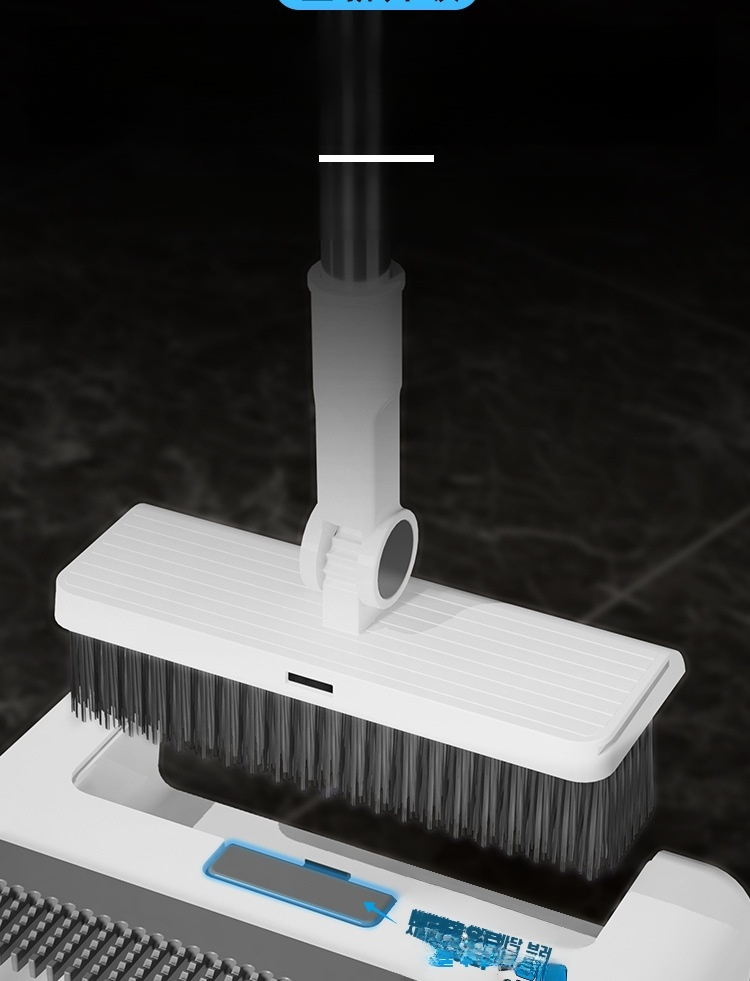 Broom and dustpan set displayed together for convenient floor cleaning
