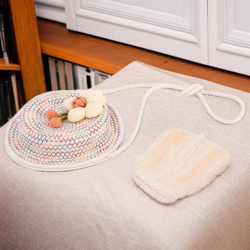 Süße runde Stroh-Umhängetasche für Mädchen, Prinzessinnen-Geldbörse