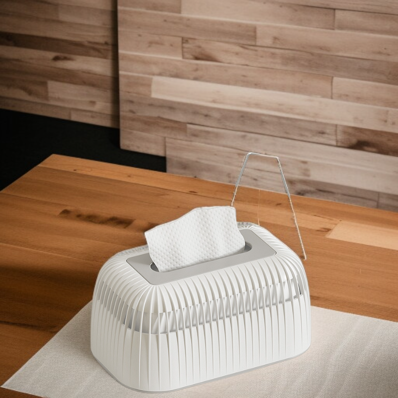 Diseño elegante de caja de pañuelos de mesa