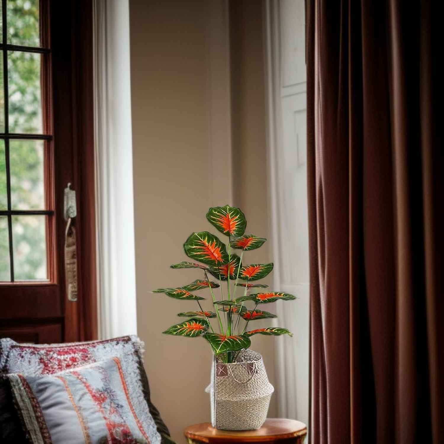 사무실 데코에 적합한 인조 녹색 식물 화분