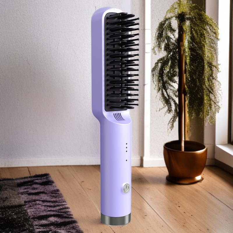 فرشاة تصفيف الشعر المنزلية بالأيونات السالبة لمنع الكهرباء الساكنة بدون ضرر للشعر