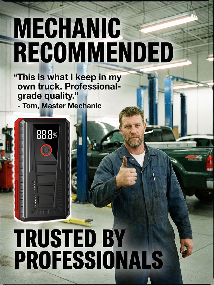 [Instant Engine Resurrection] Portable Car Emergency Starter