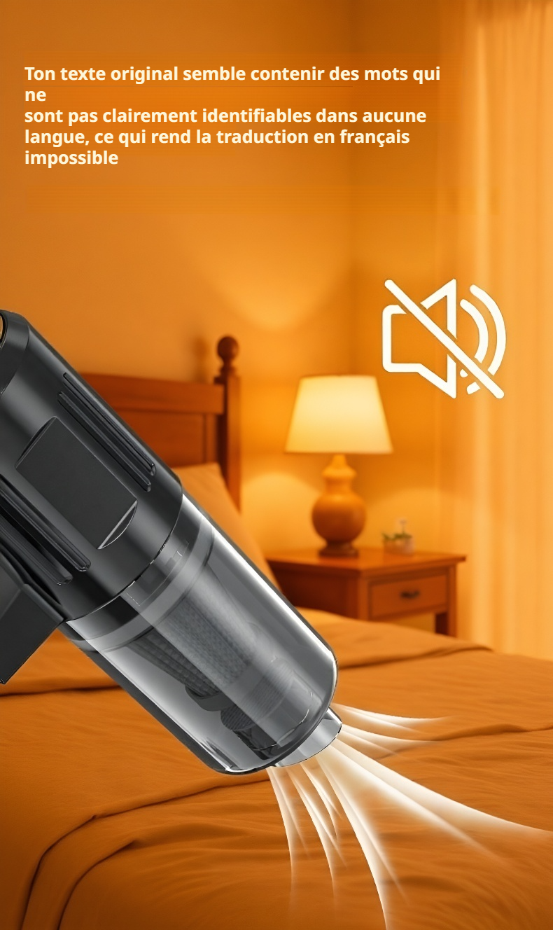 Aspirateur de voiture puissant pour poussière et débris