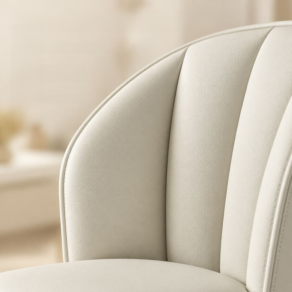 Modern Minimalist Cream-Style Dining Chair