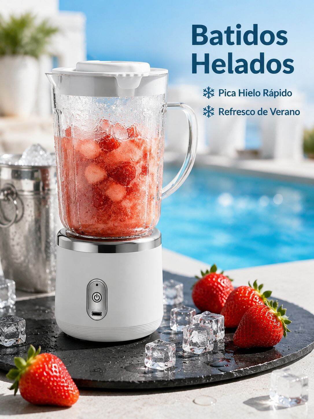 Licuadora portátil multifuncional de uso doméstico para jugos y batidos