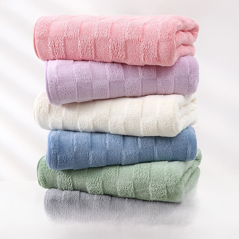 Absorbent Thick Coral Velvet Bath Towel