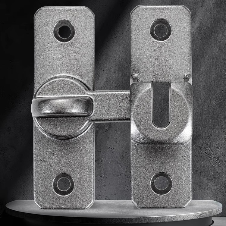 免打孔鋁合金推拉門鎖 家具門栓鎖扣