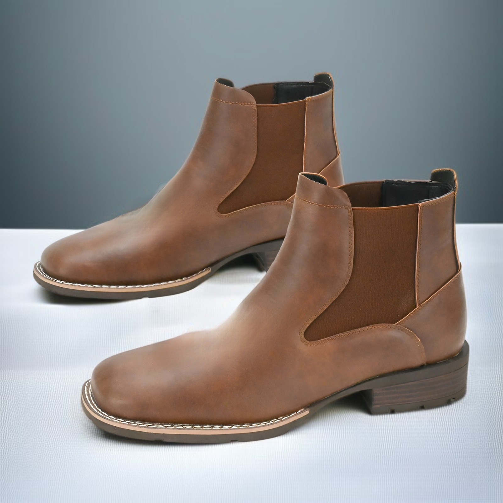 メンズ スリッポン チェルシー マーティンブーツ