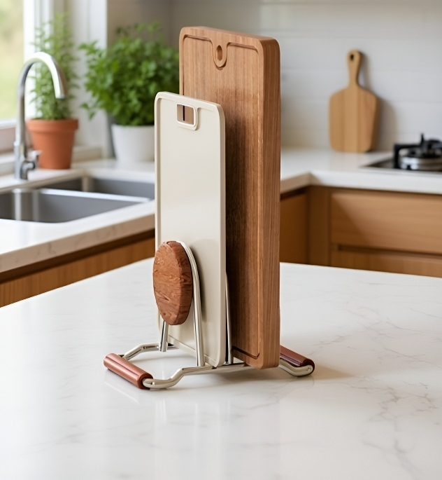 Stojak odporny na rdzę na deski kuchenne