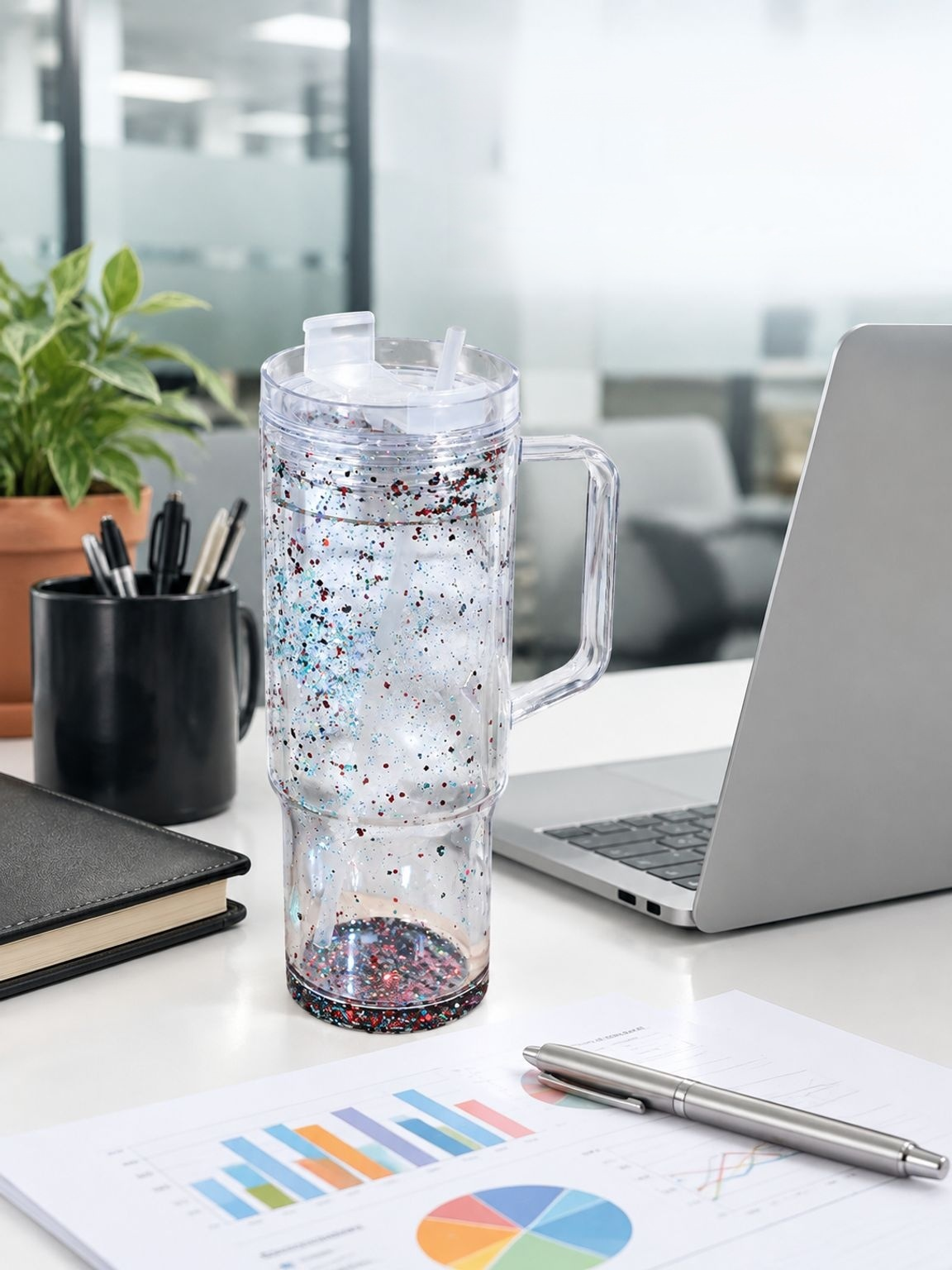 Durable and Insulated Double-Layer Plastic Cup
