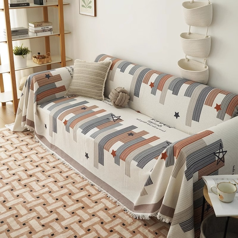 Nordic-Style Sofa Throw