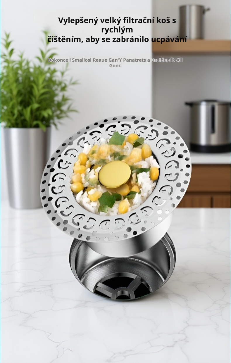 Praktické příslušenství do kuchyně – dřezový uzávěr