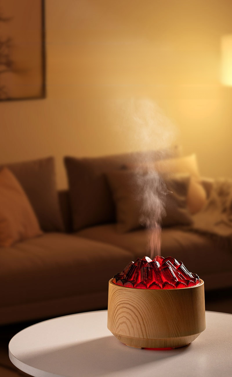 Large mist humidifier with aromatherapy function for home use