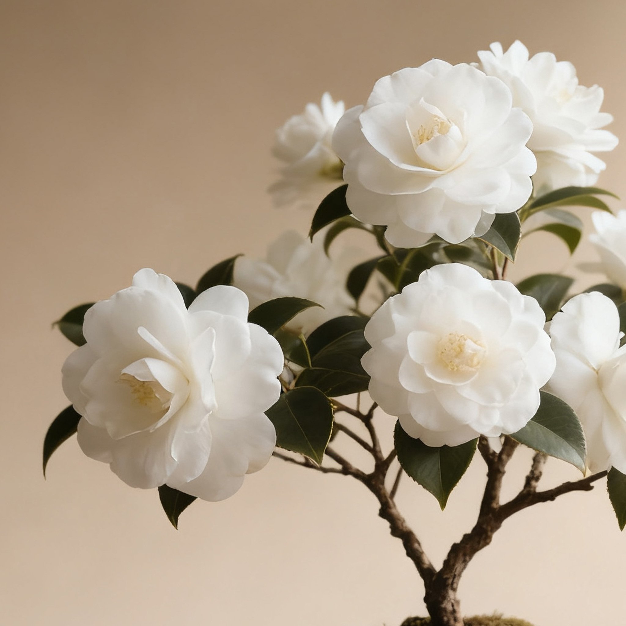 ต้นคามีเลียในกระถาง