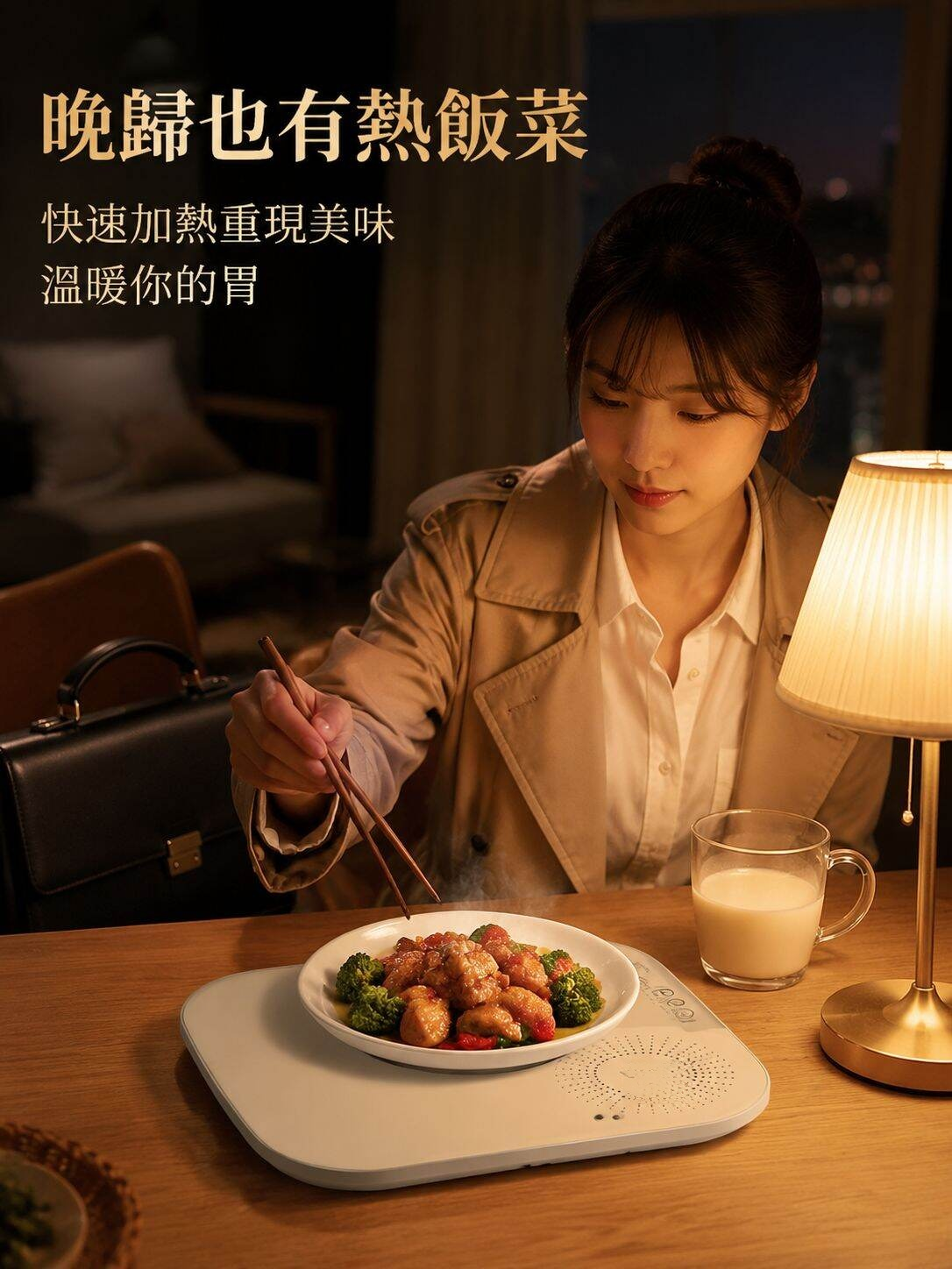 多功能恆溫保溫餐桌板