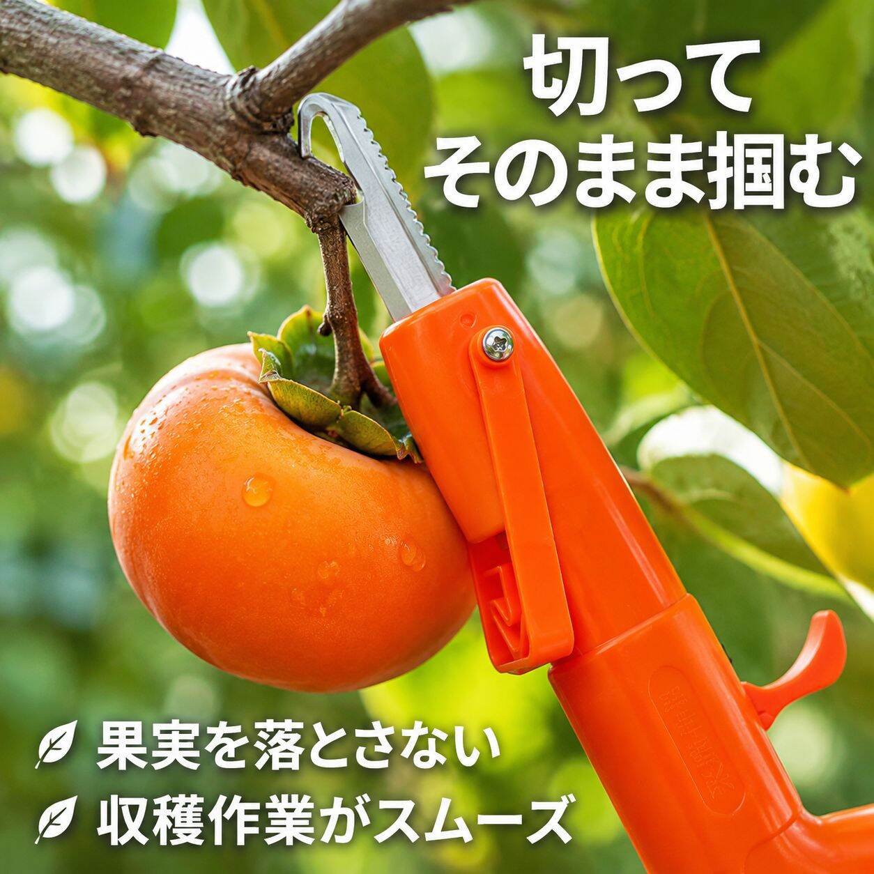 多機能園芸ばさみ サンショウ・果物収穫・剪定・フラワーアレンジ用ツール