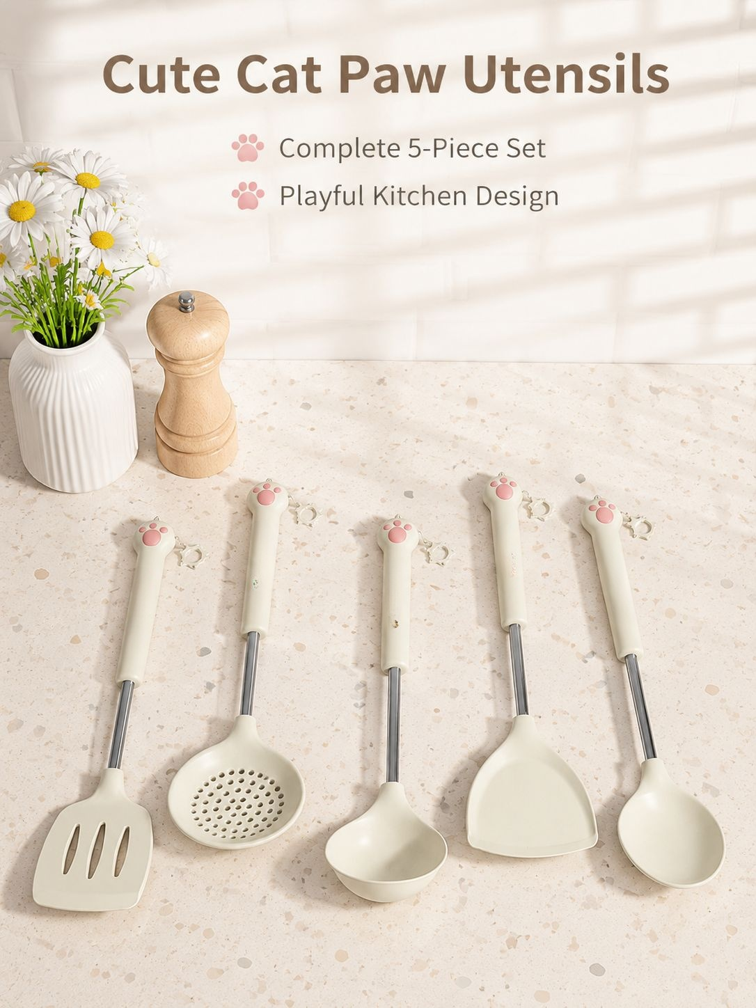 Food Grade Silicone Kitchen Utensil Set