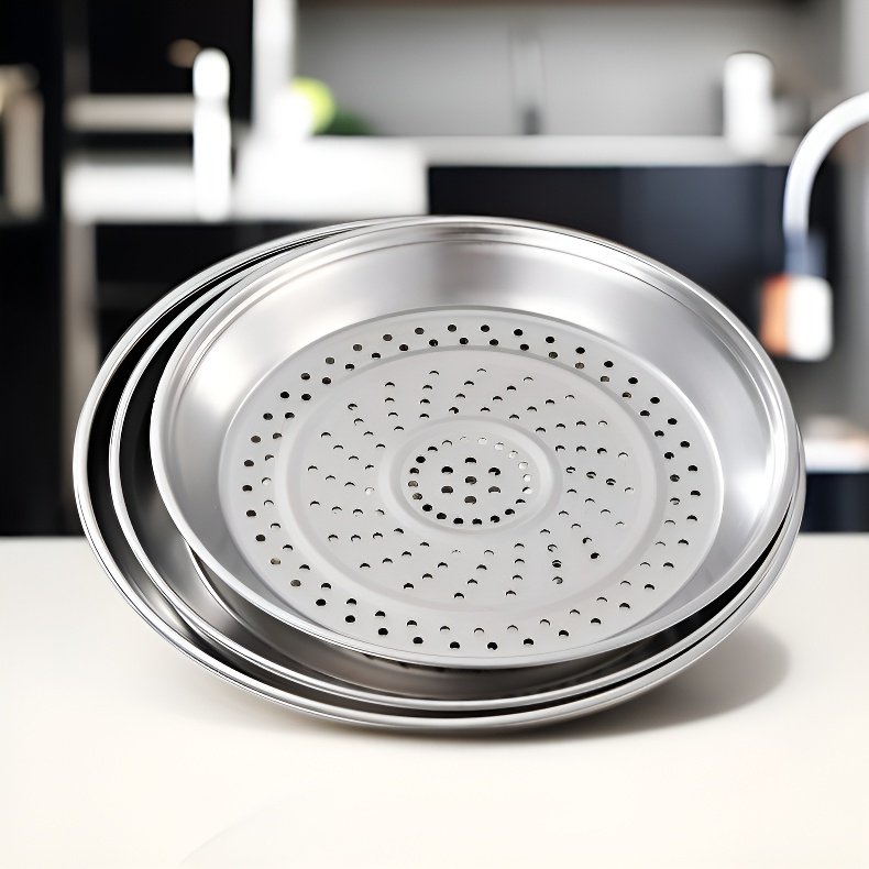 찐빵용 스테인리스 스틸 찜기 선반 및 찜판