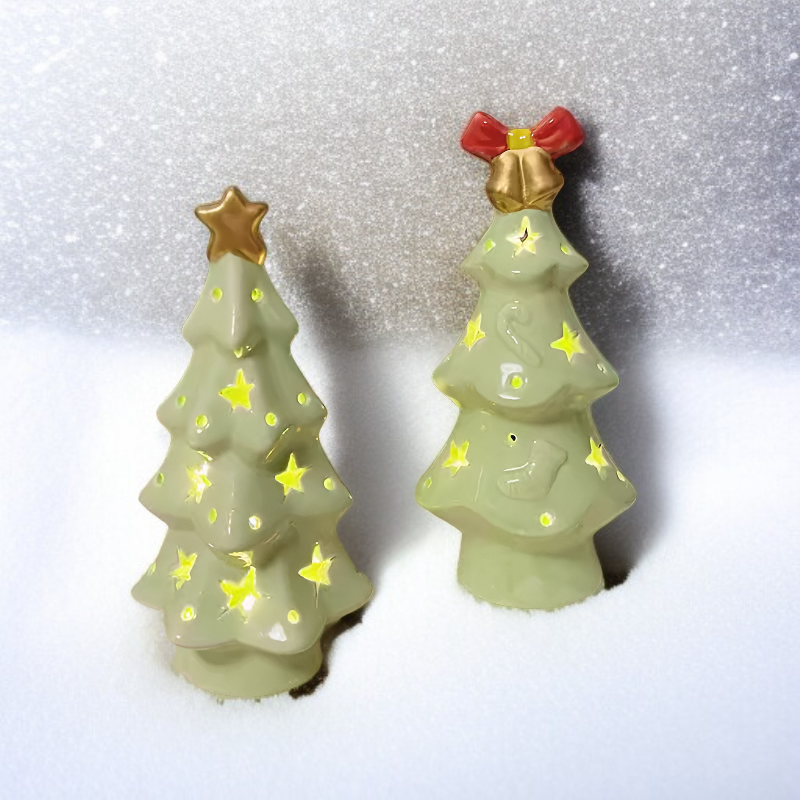 ミニデスクトップクリスマスツリーオーナメント