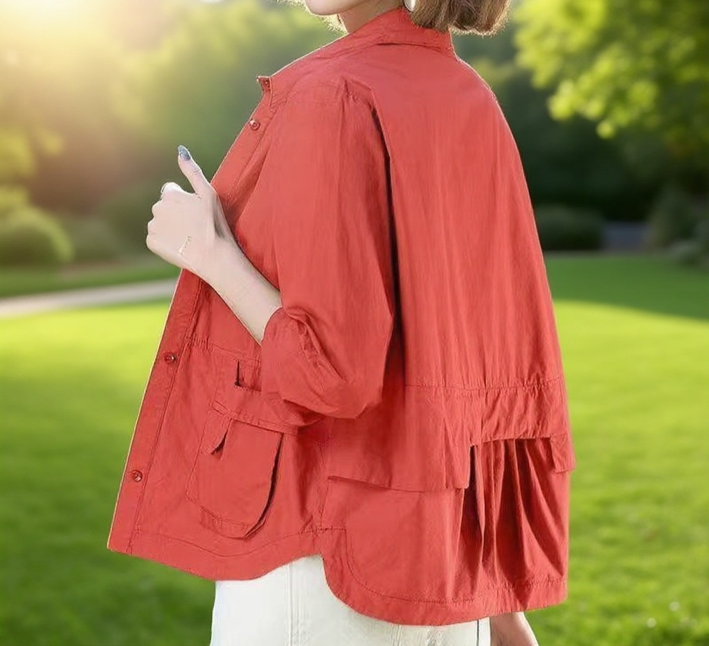 여성 패션 트렌치코트 앞면 디자인