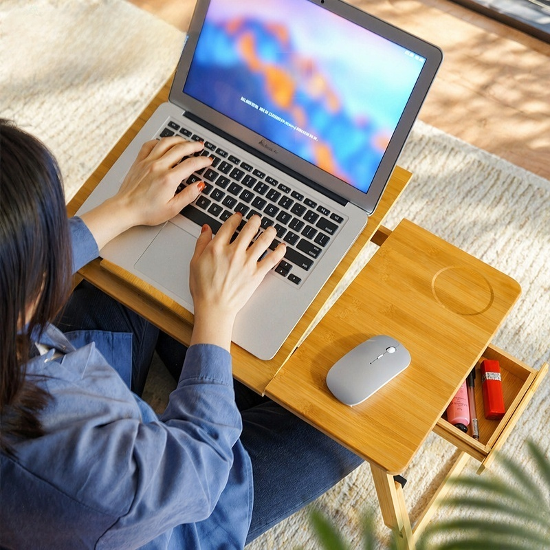 Table d'ordinateur portable pour lit Support pour ordinateur portable