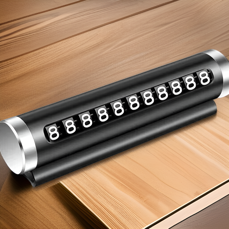 อุปกรณ์แสดงหมายเลขโทรศัพท์ชั่วคราวในรถยนต์