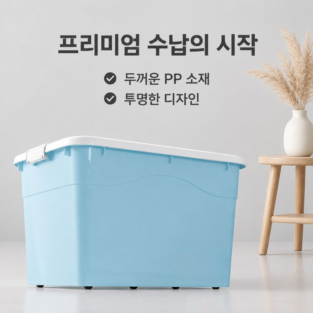 대용량 다기능 플라스틱 수납함