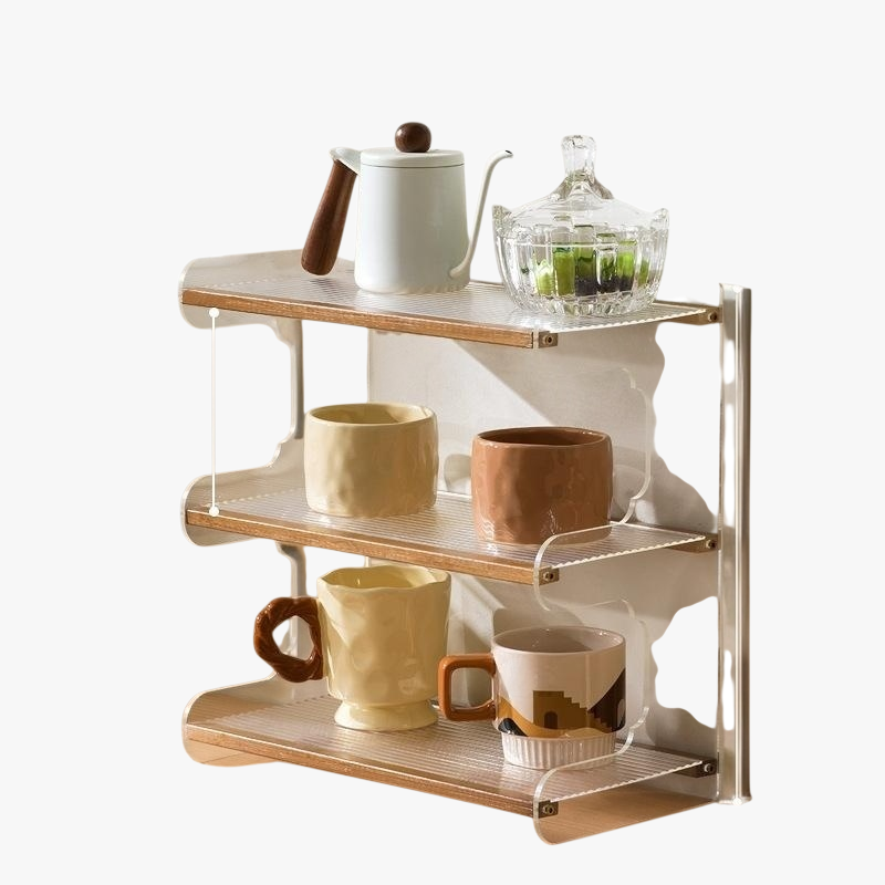 Desktop storage rack household table storage rack dining table organizer desk multi-layer bookshelf 