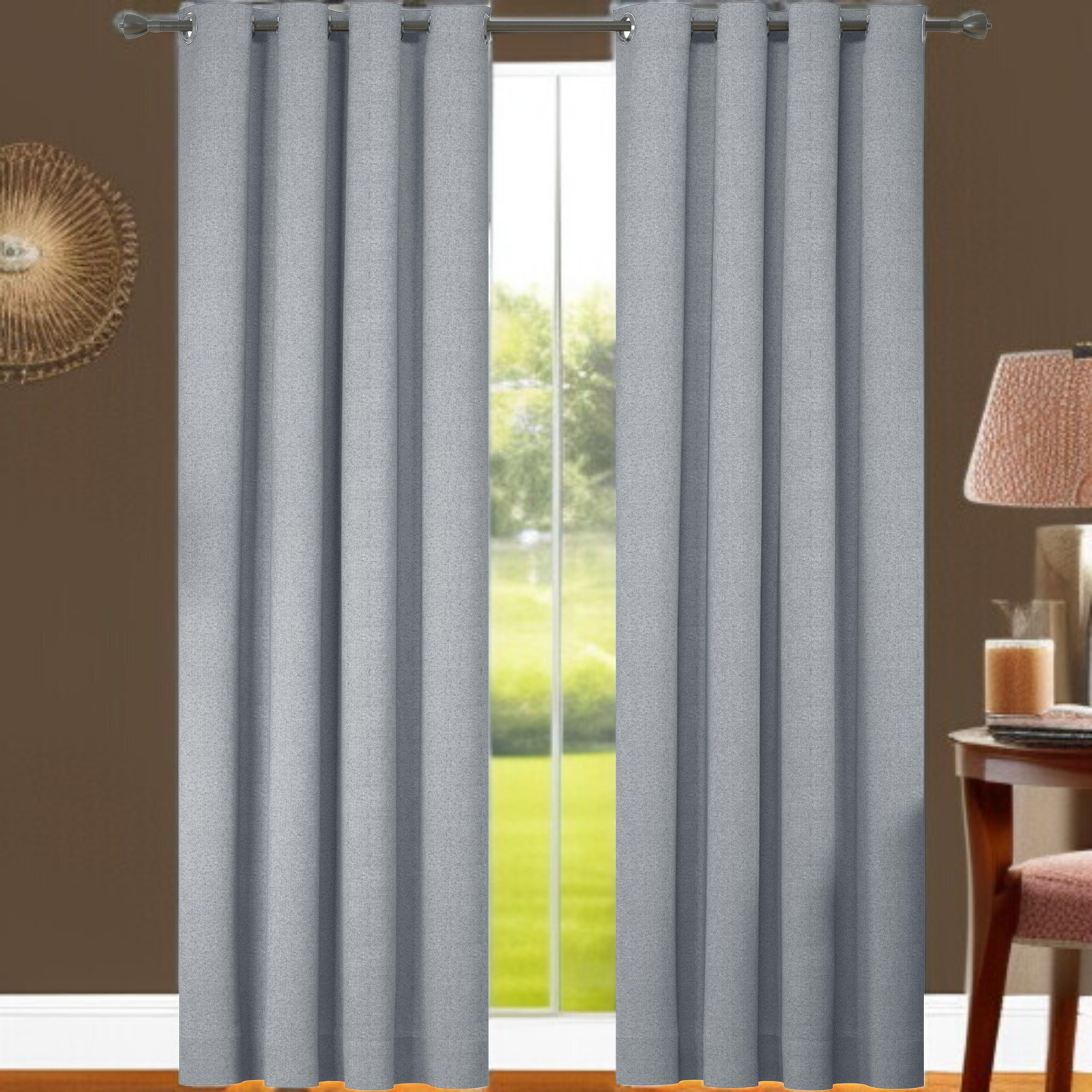 寝室ソリッドカラー高遮光遮光カーテン完成リビングルームバルコニーフル遮光カーテン