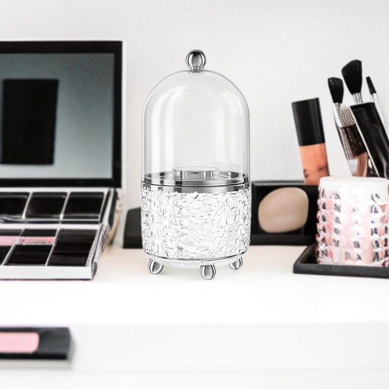 Light luxury makeup organizer for brushes and lipsticks