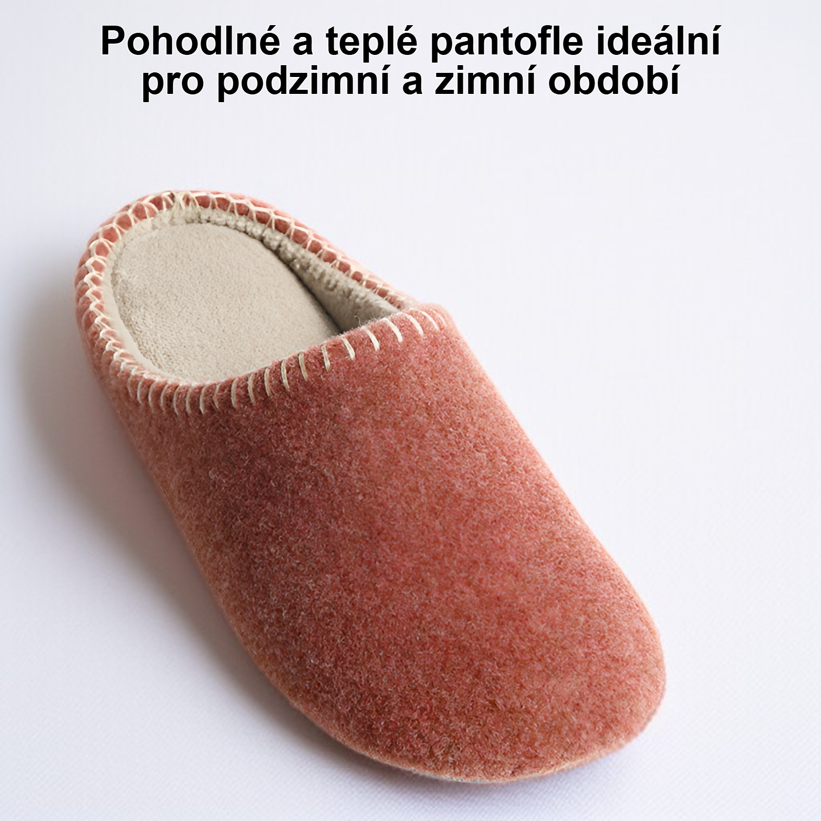 Podzimní a zimní domácí pantofle