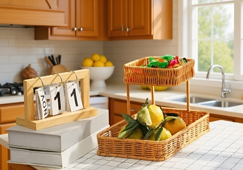 Cesta multicapa para cocina, ideal para ahorrar espacio