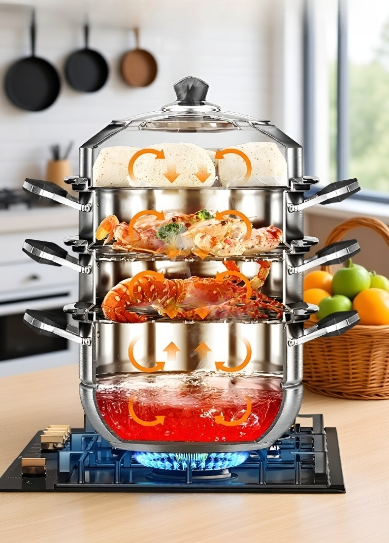 부식 방지 기능이 있는 찜기 바닥