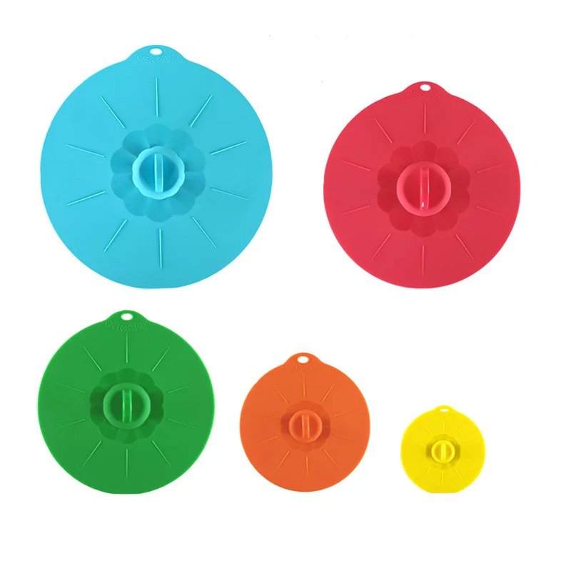 Fünf-Stück-Satz Silikon Frischschutz Abdeckung