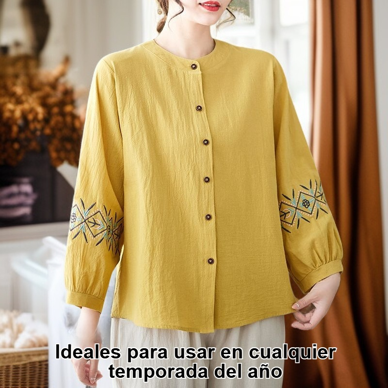 Camisa de mujer blanca elegante para oficina