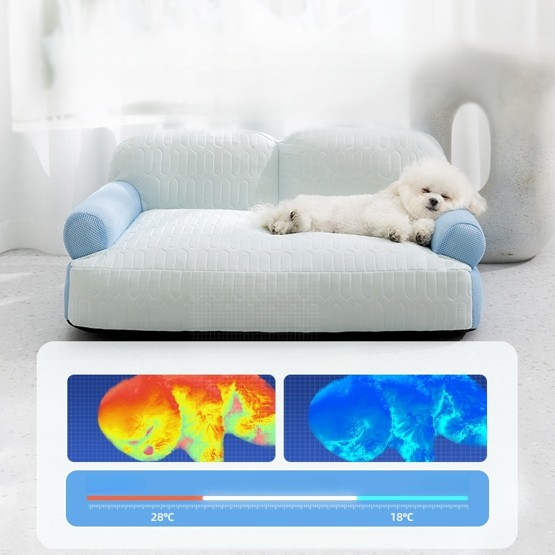 Haustier Nest Hund Sofa Latex Hund Matte Frühjahr Sommer atmbar abwaschbar