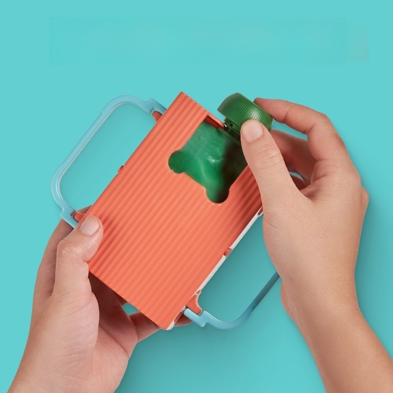 Crush-Resistant, Spill-Proof Milk and Fruit Puree Cartons