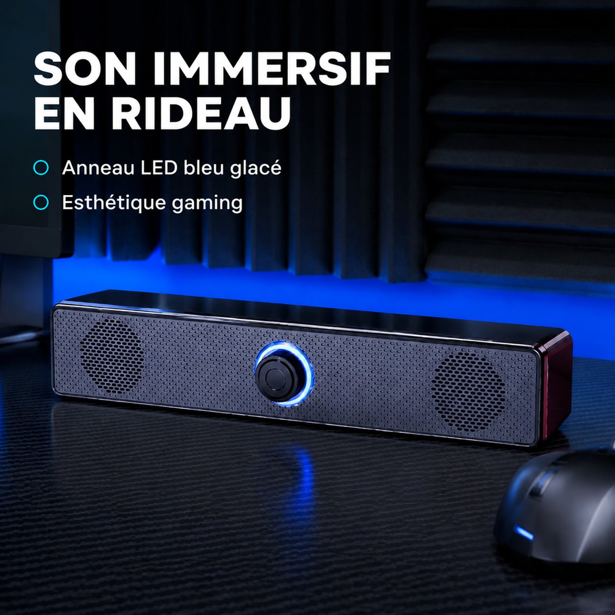 Enceinte subwoofer active filaire