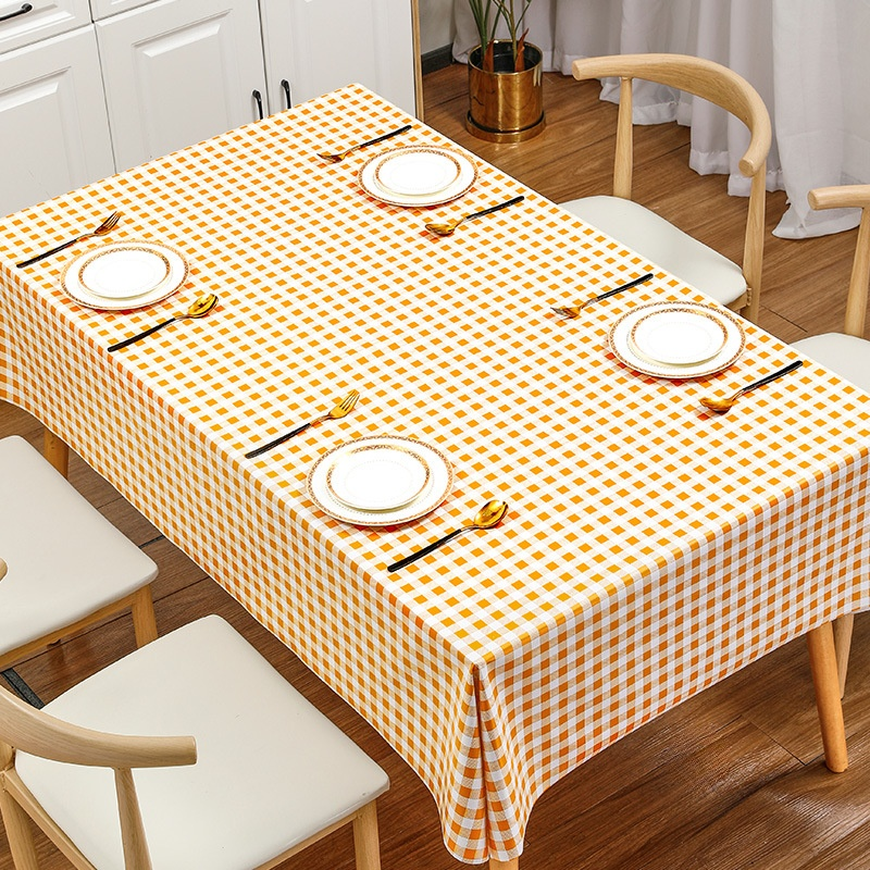  Mantel a cuadros resistente a las manchas